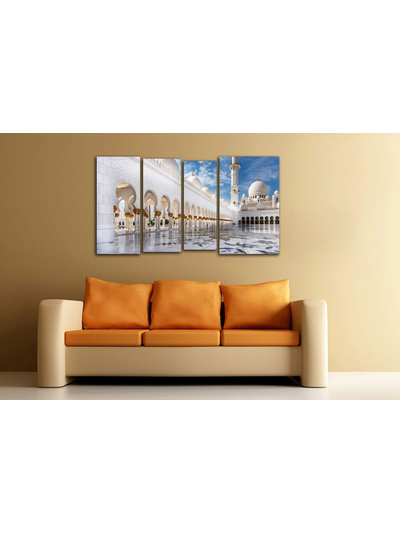 Модульная картина &quot;Белая мечеть&quot;