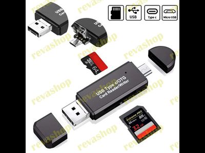 картридер OTG для Android компьютера, картридер TF/SD для Android, картридер для смартфона, картриде