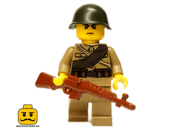 Советский солдат Лего с винтовкой СВТ