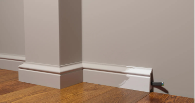 Напольный плинтус Decor-Dizayn DD122, для покраски, влагостойкий, ударопрочный, 2 метра