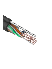 Кабель витая пара REXANT UTP 4PR 24AWG, CAT5e наружный (OUTDOOR) + ТРОС*1 (бухта 305 м)