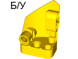 ! Б/У - Technic, Panel Fairing # 2 Small Smooth Short, Side B, Yellow (87086 / 4558876 / 6252566) - Б/У