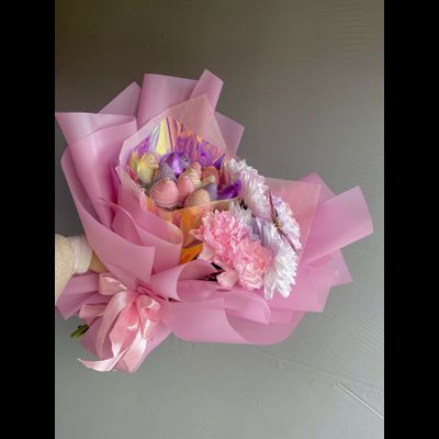 Букет Princess с клубникой