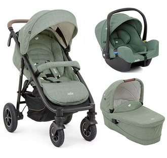 Прогулочная коляса 3 в 1 Joie mytrax flex + люлька ramble LX + i-snug  автокресло группы 0+