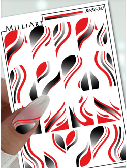 Слайдер-дизайн MilliArt Nails MAX-341