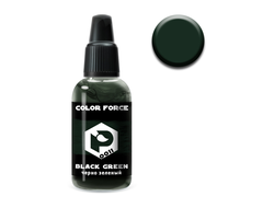 Pacific88: Краска акриловая Aero COLOR FORCE 0011 "Черно-зеленый" (18 мл.)