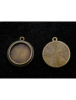 Основа-швенза, 23х20 мм, для кабошона 16 мм