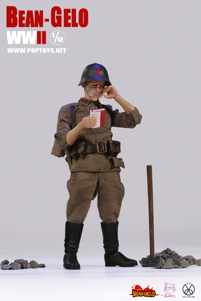 Красноармеец Антон (диверсант) - КОЛЛЕКЦИОННАЯ ФИГУРКА 1/12 Bean Gelo series - Anton (BGS022) - POPTOYS
