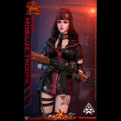 Боевая подруга Настя - КОЛЛЕКЦИОННАЯ ФИГУРКА 1/6 RED ALERT Настя (FS-73048A) - FLAGSET