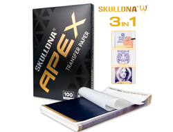 Трансферная бумага для ручного и машинного перевода AVA SKULLDNA APEX Thermal Transfer Paper 3 in 1