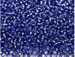 Toho 15/0 0035 Transparent Silver-Lined Sapphire / Прозрачный сапфир с серебряной линией внутри