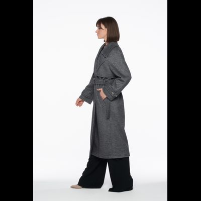 Женское пальто Flirt 619 серого цвета 50 размер