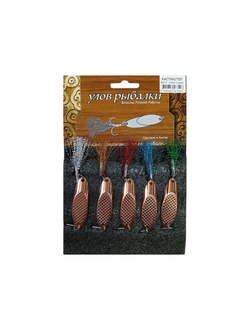 Блесна "6019" цвет: медь, вес 10гр