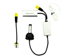 ДХО в поворотники Aozoom 1156 S25 (BAU15S) белый+оранжевый (комплект, 2шт)