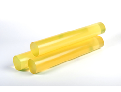 Полиуретан стержень Ф 80 мм   (L=500 мм, ~2,9 кг, жёлтый) Китай