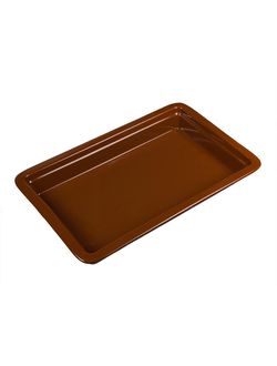 Гастроёмкость фарфоровая 1/1-65, цвет коричневый