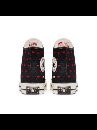 Converse Chuck Taylor Valentines Day черные высокие с губками