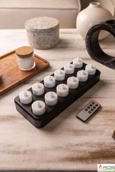 Светодиодные LED свечи, цвет "Янтарный"