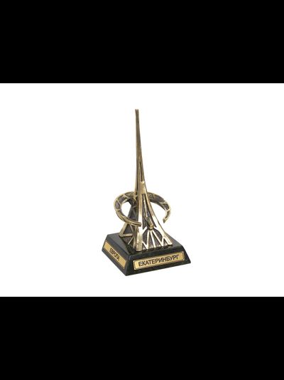 Статуэтка &quot;Европа-Азия&quot;. Бронза, змеевик.