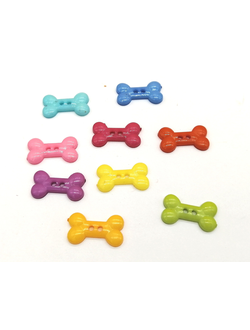 Пуговица детская, косточки, упаковка 100 штук