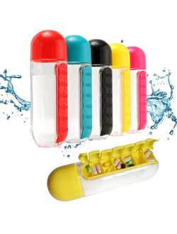 Бутылка Pill & Vitamin organizer bottle (0,6 литра) ОПТОМ