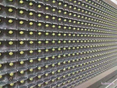 Бегущая строка 21*133см зелёные диоды
