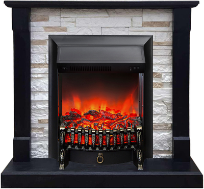 Электрокамин Моника BL M1 с очагом Fobos