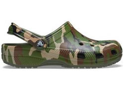 CROCS CLASSIC PRINTED CAMO CLOG ЦВЕТА ХАКИ