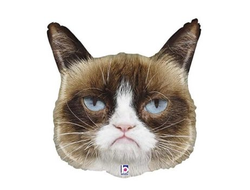 Фольгированная фигура "Grumpy Cat"