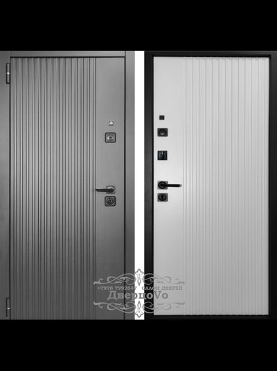 ЛАЙНДОР. ЭКСТРА  УЛЬТРА 117 мм (ТРЕХКОНТУРНАЯ). ЧЕРНЫЙ КВАРЦ/ БЕЛЫЙ МАТОВЫЙ