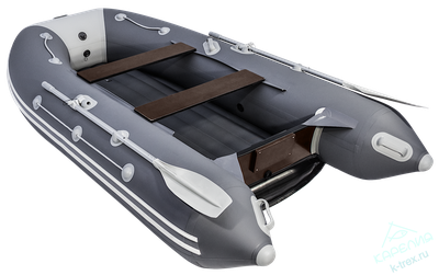 Лодка ПВХ Мастер Лодок Таймень LX3200НДНД Графит / Св.Серый