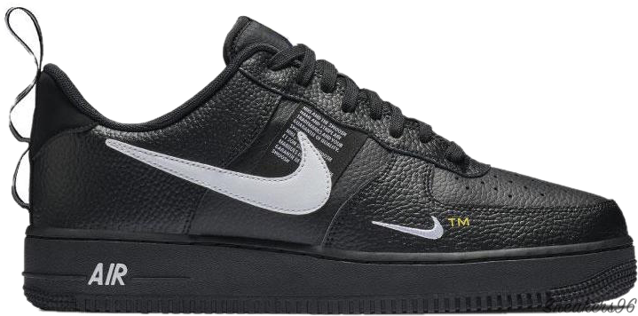 Nike air force 1 utility trainers black white black tour yellow new arrivals
