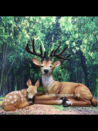 Олененок  14*21см   0,7кг    полистоун Россия 947/012460