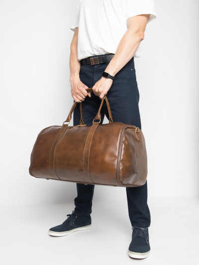 Кожаный портплед / дорожная сумка Goffredo 
Premium brown (арт. 4045-63)