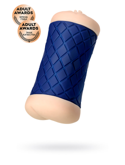 784002 МАСТУРБАТОР ДВУСТОРОННИЙ JOS LULU, TPR, ТЕЛЕСНЫЙ, 14,5 СМ