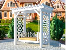 Пергола деревянная К-2 с качелей