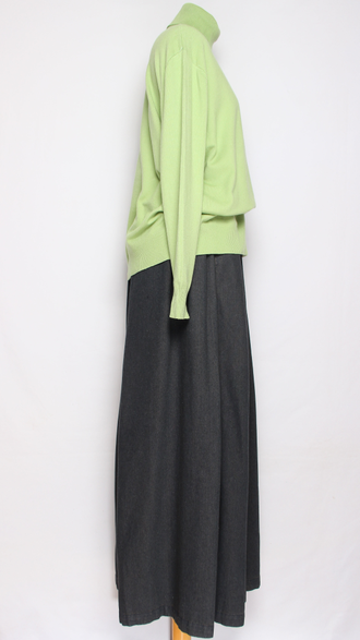 Свитер "ГЛАДКИЙ С ДЛИННЫМ РУКАВОМ " 7807 салатный, малахит, хаки, бирюзовый, морская волна р.52-56