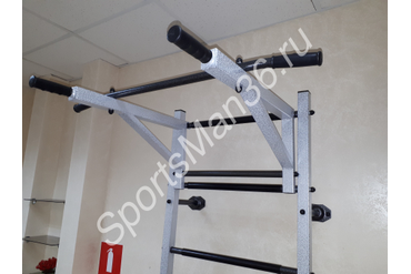 ШВЕДСКАЯ СТЕНКА “АТЛЕТ” + навесной тренажер турник-брусья для Шведской стенки "Атлет"