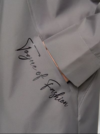 Лёгкий плащ бренда Elfina  (grey)