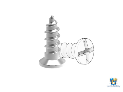Винт для остеосинтеза с крестообразным шлицем 3 мм