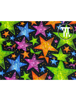 Бифлекс матовый принт Звезды