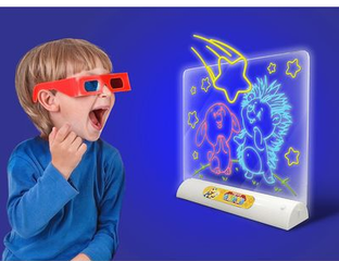 Доска для рисования с подсветкой и эффектом 3D