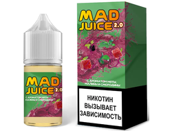 MAD JUICE 2.0. SALT (STRONG) 30ml - МЯТА С МАЛИНОЙ И СМОРОДИНОЙ