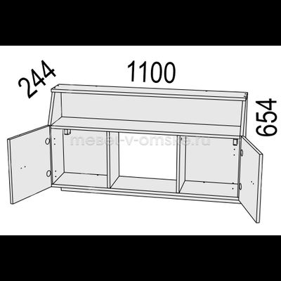 Полка книжная Диско