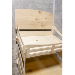 (МКФ0400) Мебель-конструктор из фанеры напольный стеллаж "Юлий"