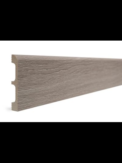 Напольный плинтус Decor-Dizayn 706-80SH, влагостойкий, ударопрочный, 2,4 метра