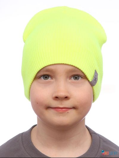 Шапка м12в, цвет салатовый, р. 56-58