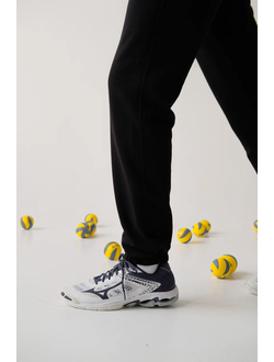 ШТАНЫ спортивные Volleylife (130-150 СМ) черный/графит