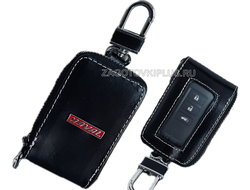 Ключница авто с окошком из натуральной кожи с логотипом HAVAL