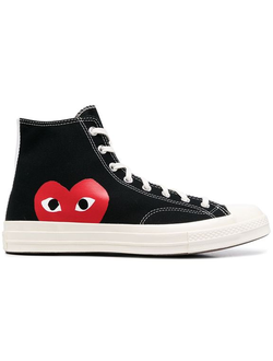 Converse Play Comme des garcons черные высокие